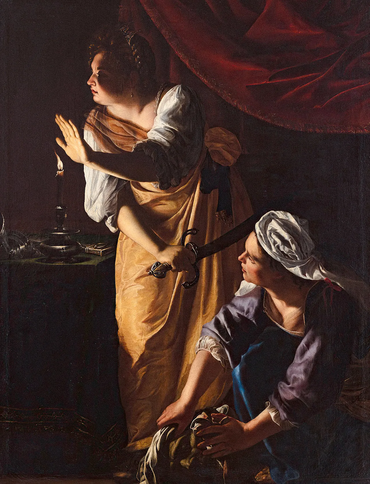 Artemisia Gentileschi: Judit és szolgálója