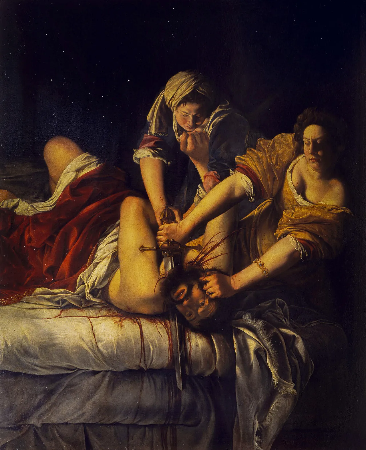 Artemisia Gentileschi: Judit lefejezi Holofernészt