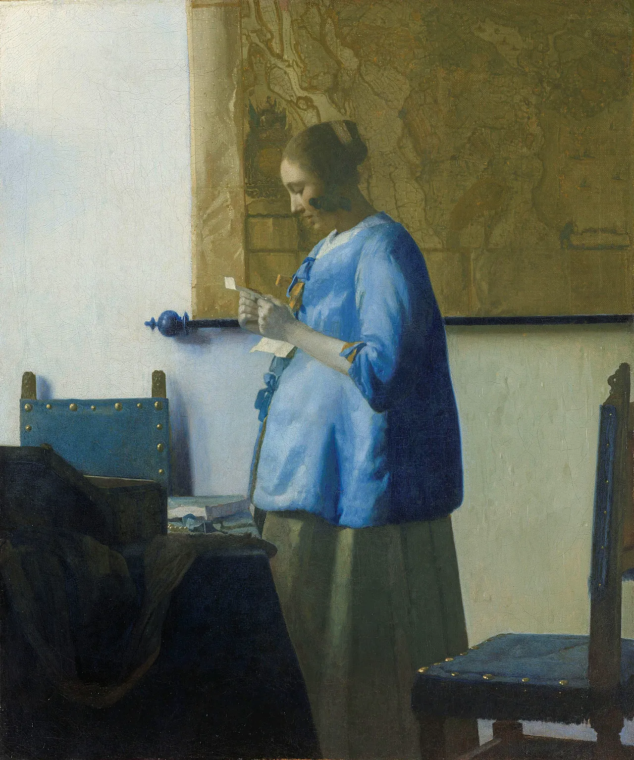Johannes Vermeer: Levelet olvasó lány
