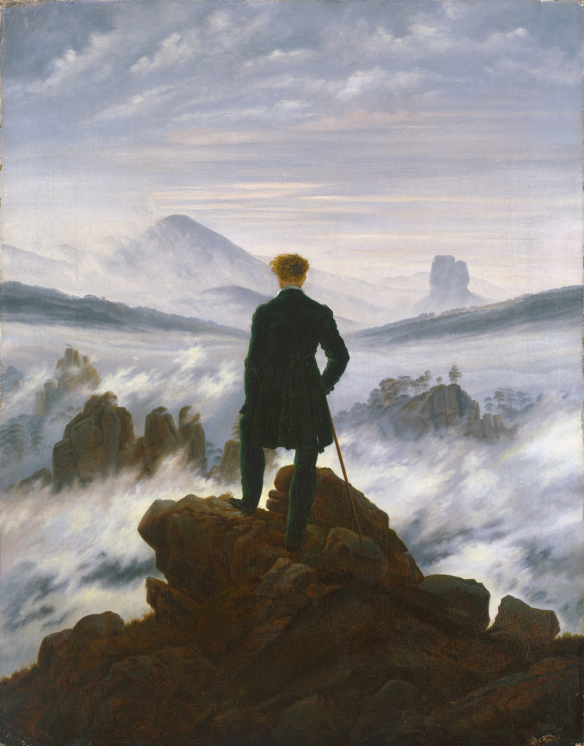Vándor a ködtenger felett