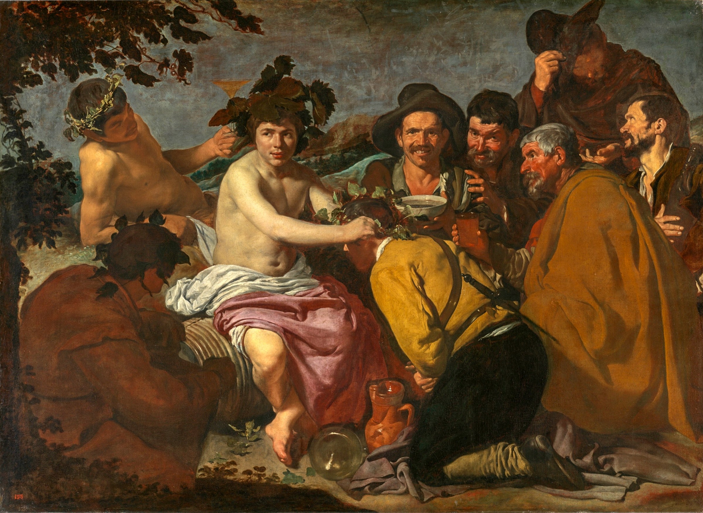 Bacchus diadala (A részegek)
