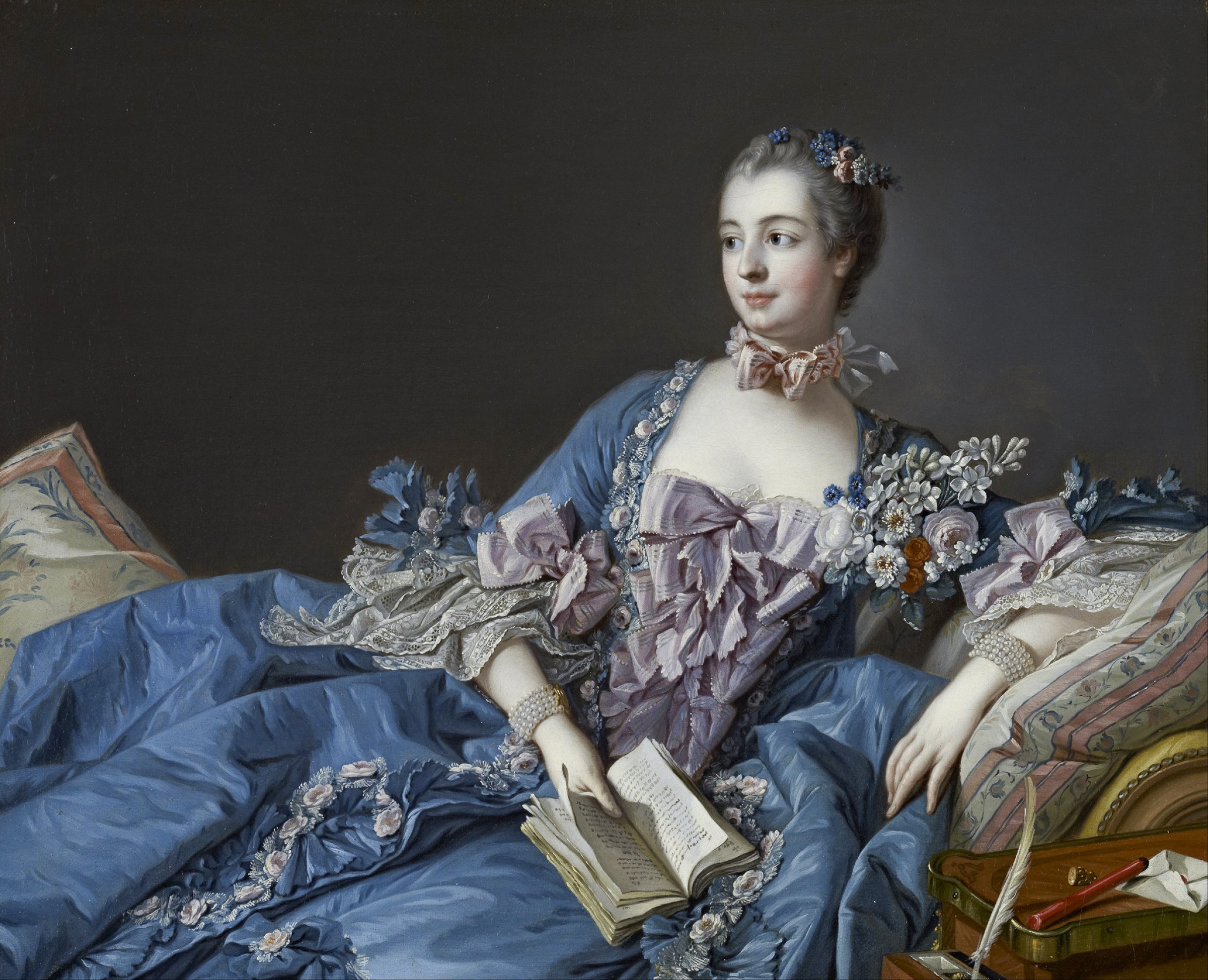 Madame de Pompadour portréja
