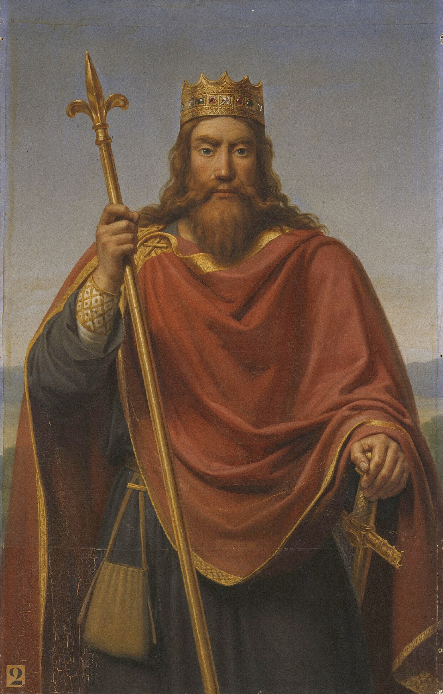 Klodvig frank király portréja