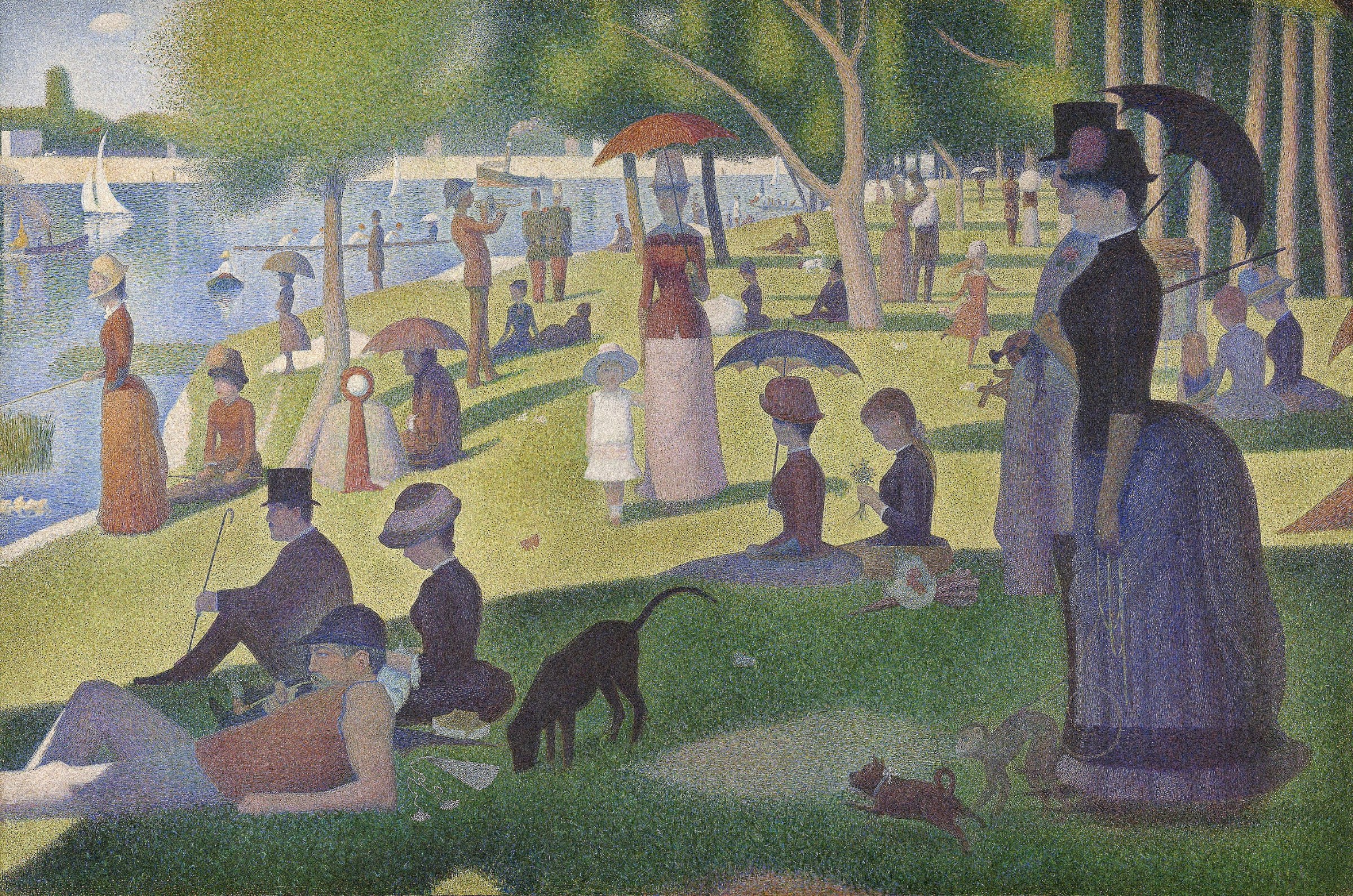 Vasárnap délután a Grande Jatte szigetén