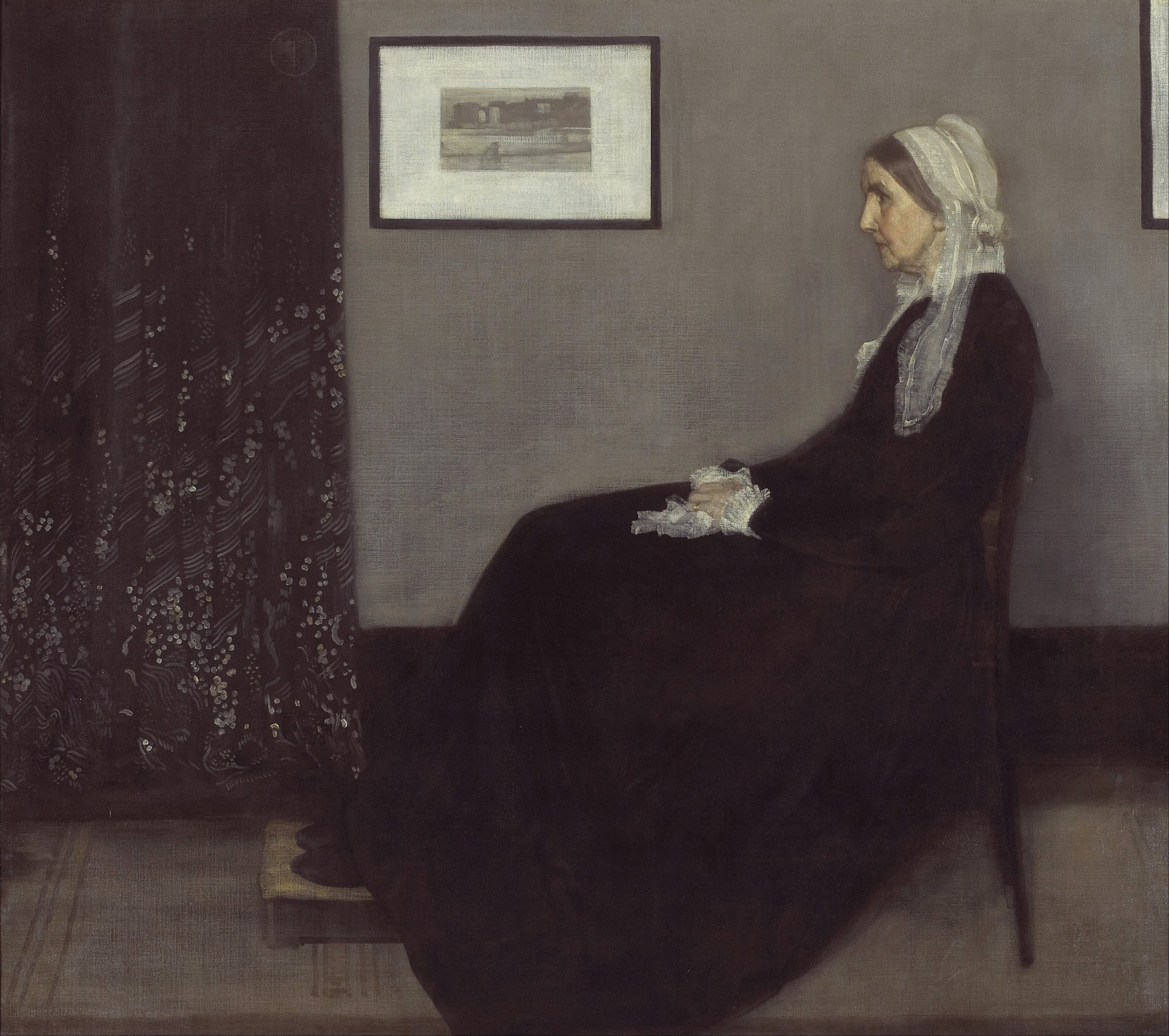 Szürke és fekete kompozíció (Whistler anyja)