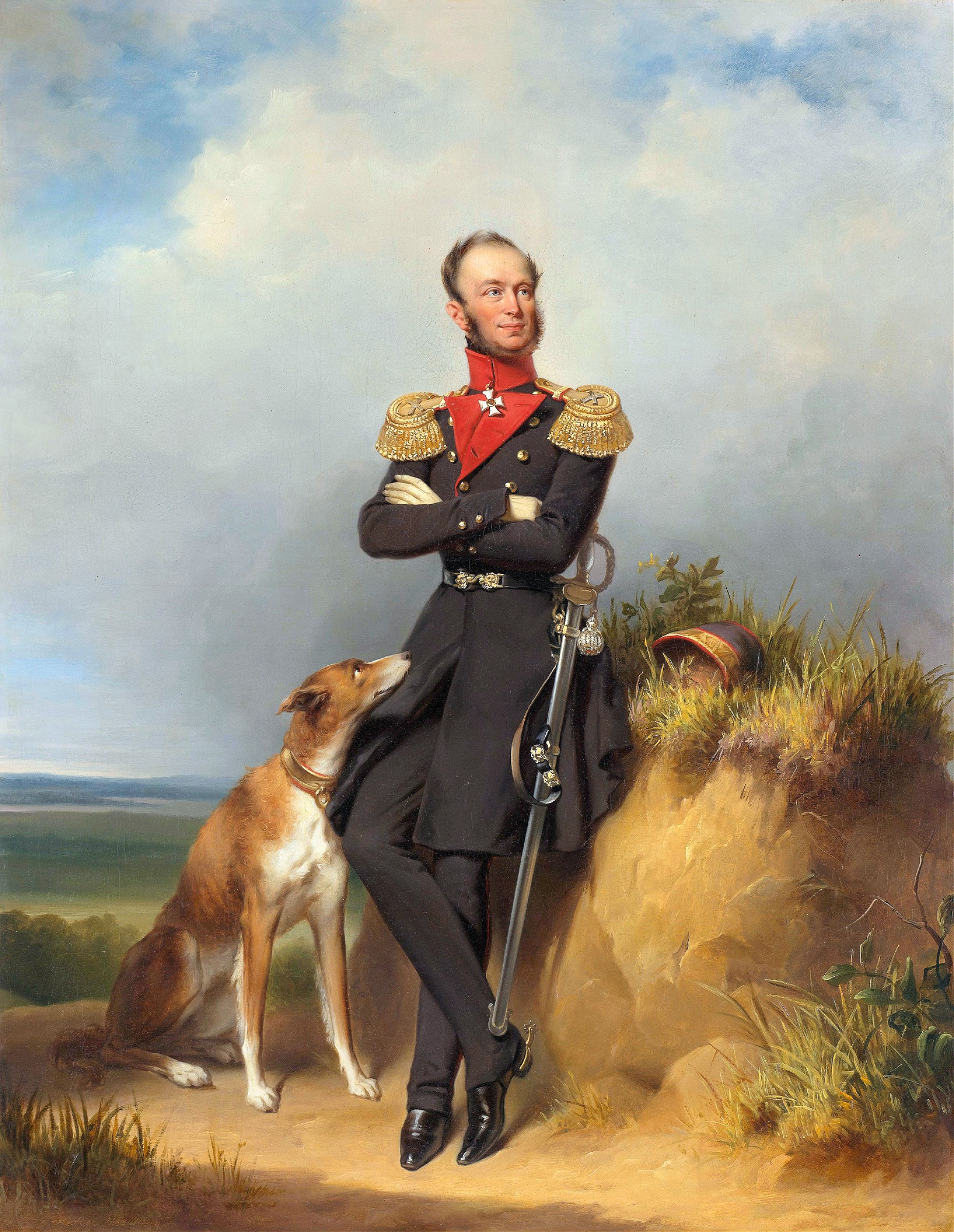 II. Vilmos holland király portréja