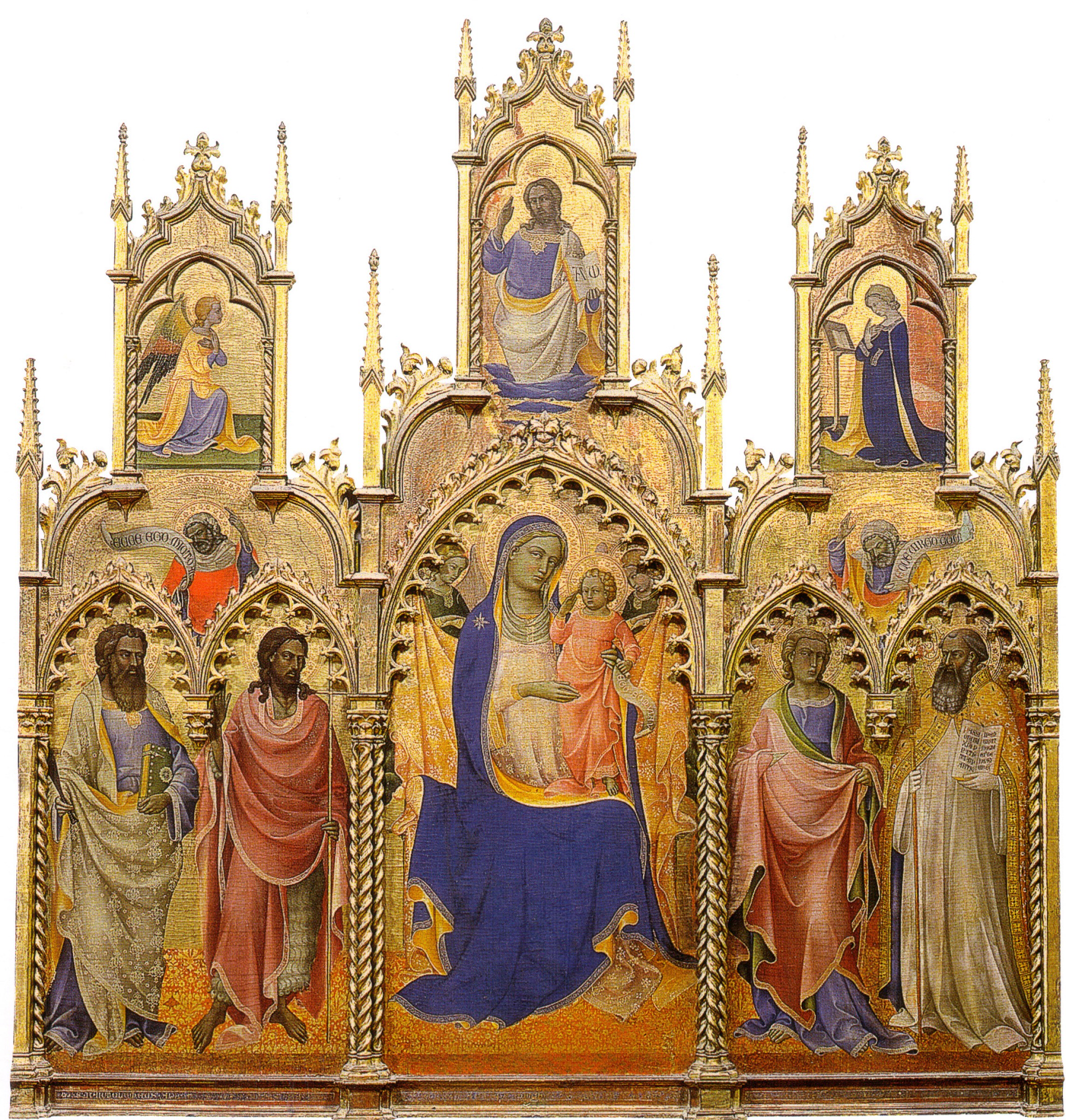 Madonna és szentek (poliptichon)