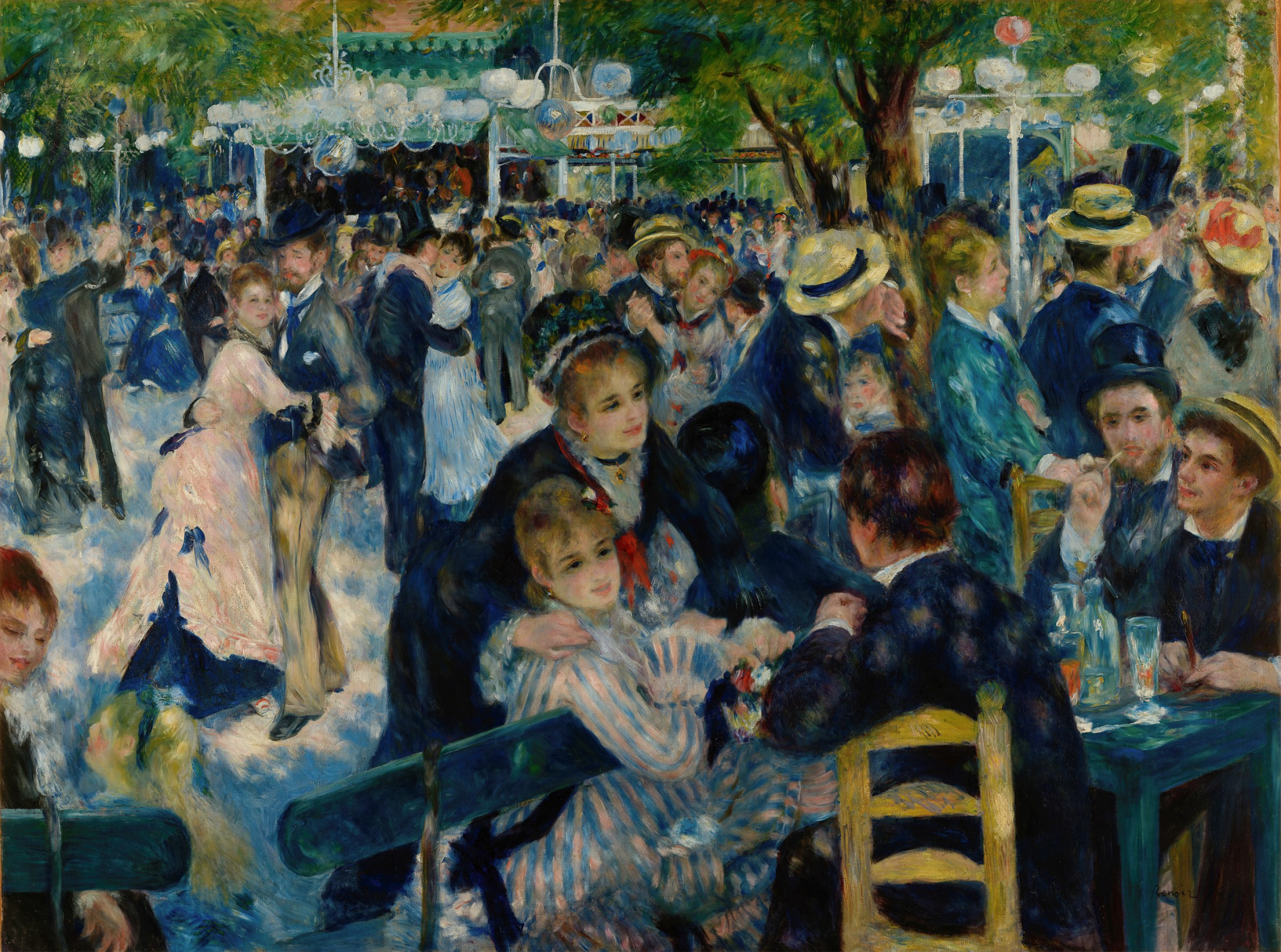 Tánc a Moulin de la Galette-nél